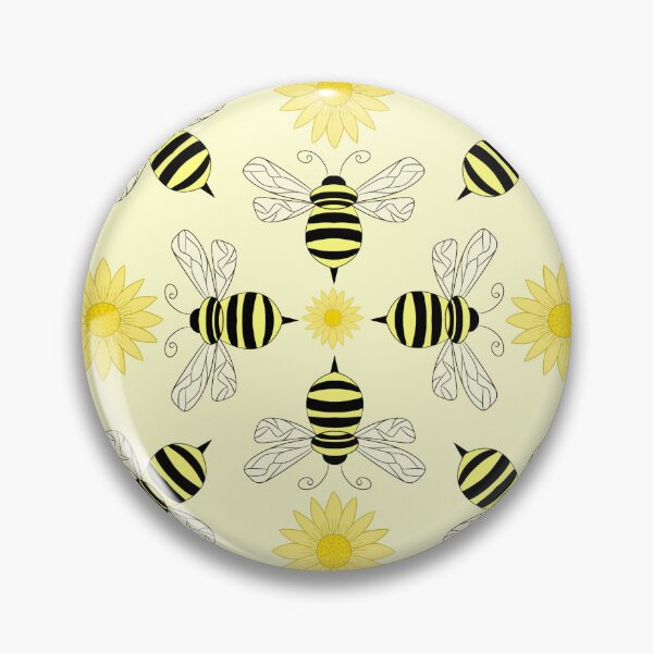 Item preview, Bees and Daisies in Springtime designed and sold by Brushes with Nature.