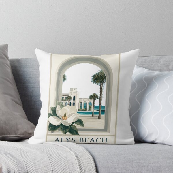 Item preview, Alys Beach Florida Vintage Travel Poster Art Sticker designed and sold by Victoria and Ashley Stickers.