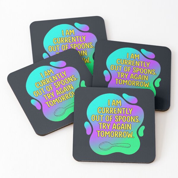 Item preview, I am currently out of spoons. try again tomorrow | Autism designed and sold by SocialStaticz.