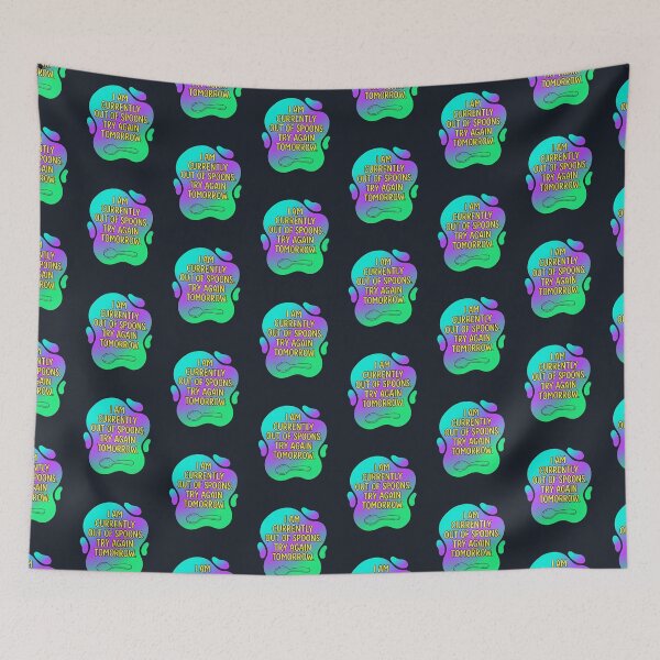 Item preview, I am currently out of spoons. try again tomorrow | Autism designed and sold by SocialStaticz.
