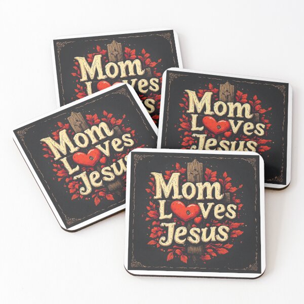 Item preview, Mom loves Jesus designed and sold by Jsw-speedartja.
