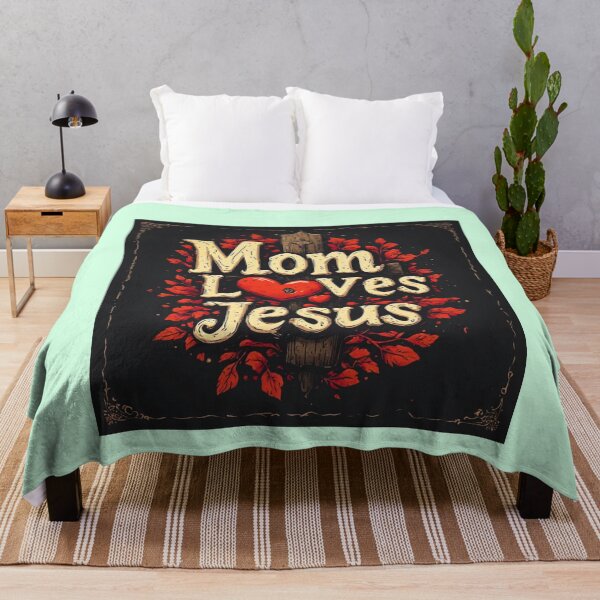 Item preview, Mom loves Jesus designed and sold by Jsw-speedartja.