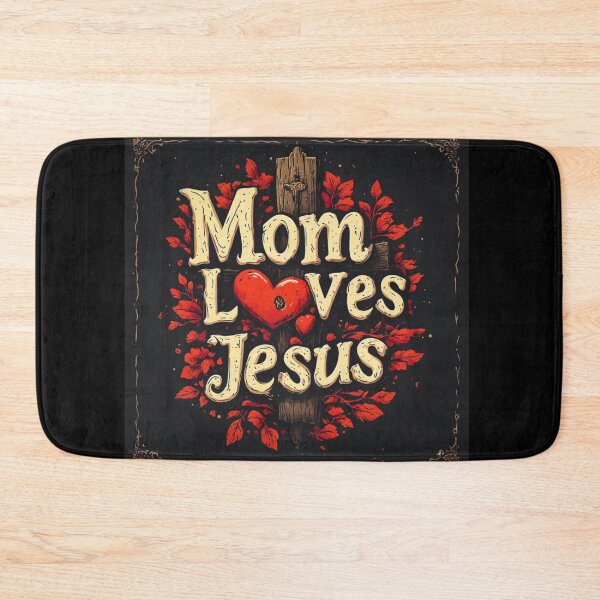 Item preview, Mom loves Jesus designed and sold by Jsw-speedartja.