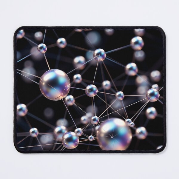 Item preview, Reflective Molecular Network Abstract Digital Art designed and sold by IntelliMindDesigns.