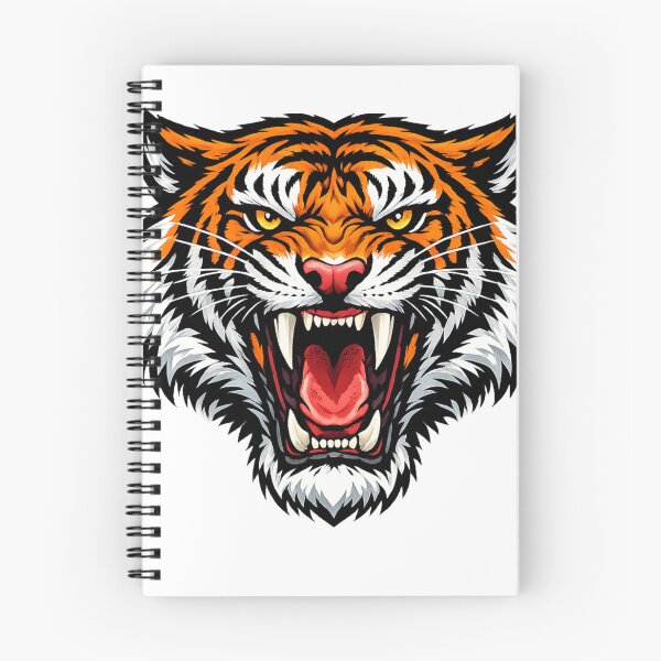 Item preview, Roaring Tiger Sticker – Fierce Wild Tiger Head Vinyl Decal Animal Art designed and sold by Kanvasly.