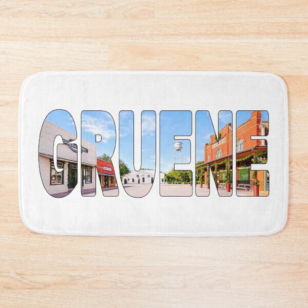 Item preview, GRUENE - Comal County Texas Shops and Gruene Hall Hunter Road designed and sold by Adam Gormley.