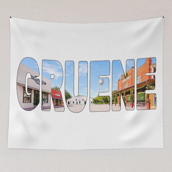 Item preview, GRUENE - Comal County Texas Shops and Gruene Hall Hunter Road designed and sold by Adam Gormley.