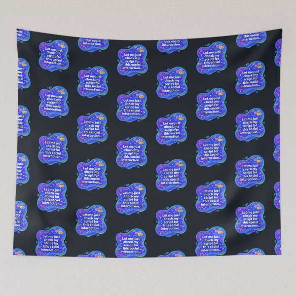 Item preview, Let me just check my script for this social interaction | Autism designed and sold by SocialStaticz.