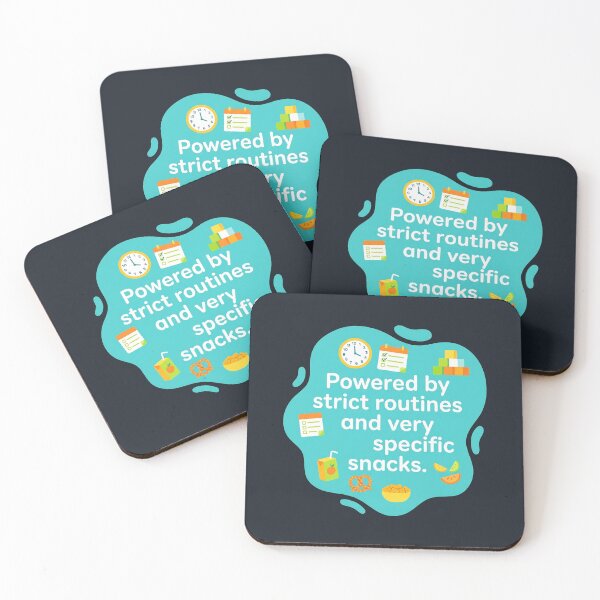 Item preview, Powered by strict routines and very specific snacks | Autism designed and sold by SocialStaticz.