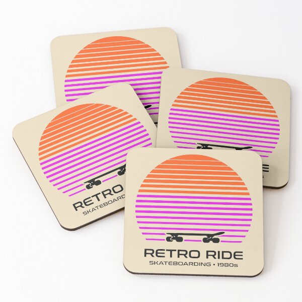 Item preview, Retro 80s Skateboard Sunset California Skate Culture designed and sold by RetroRewind Studio.