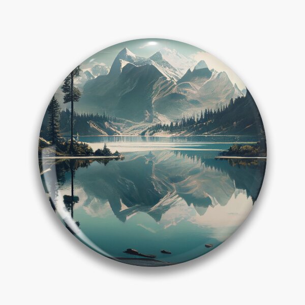 Item preview, Mountain view with lane and forest designed and sold by Art-spree.