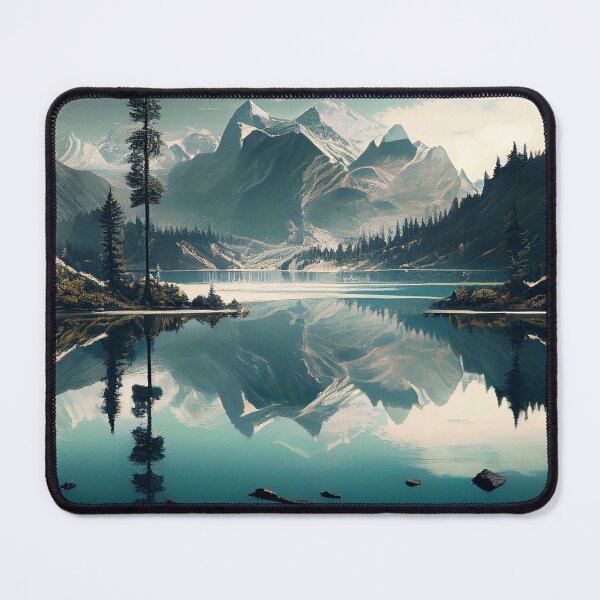 Item preview, Mountain view with lane and forest designed and sold by Art-spree.