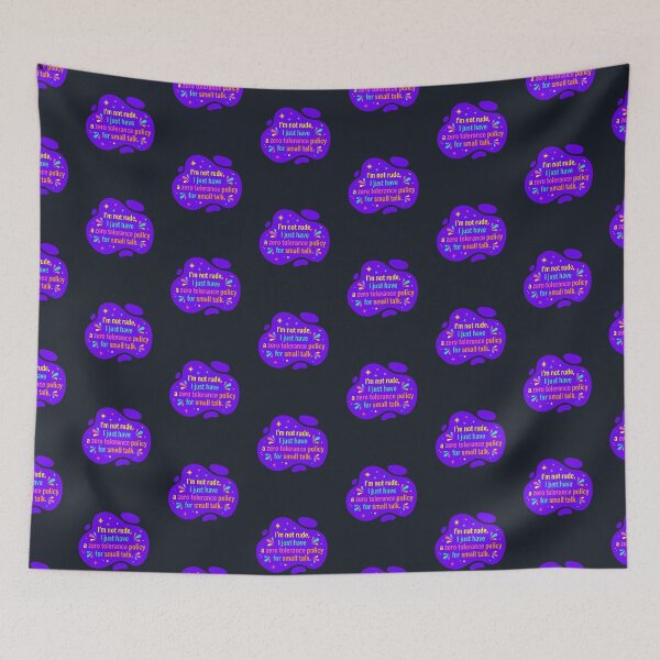 Item preview, Im not rude I just have a zero tolerance policy for small talk | Autism designed and sold by SocialStaticz.