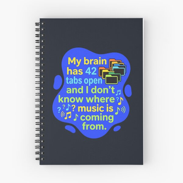 Item preview, My brain has 42 tabs open | Autism designed and sold by SocialStaticz.