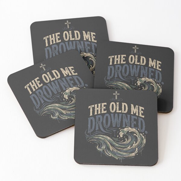 Item preview, The Old Me Drowned - New Life Baptism Transformation Tee 2 designed and sold by ChinkyCat Official.