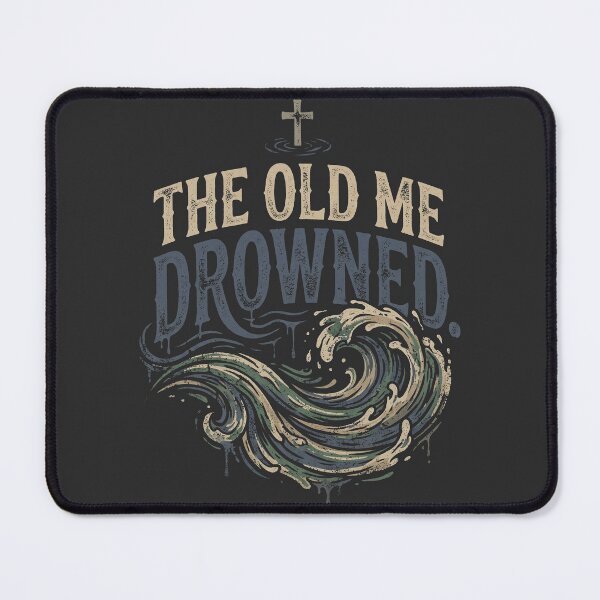 Item preview, The Old Me Drowned - New Life Baptism Transformation Tee 2 designed and sold by ChinkyCat Official.