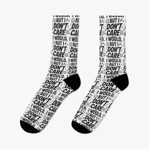 Item preview, I Would But I Dont Care Funny Sarcastic Quote designed and sold by IvoryArtDesign.