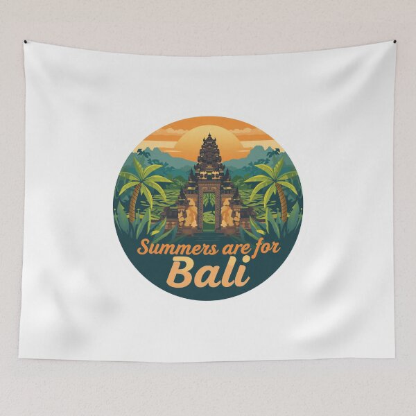 Item preview, Summers Are for Bali, Funny Travel Lover Bali Gift designed and sold by DustGoldStudio.