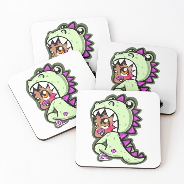 Item preview, Kawaii Dinosaur Girl Cute Green Kaiju Costume designed and sold by BlossomieStore.