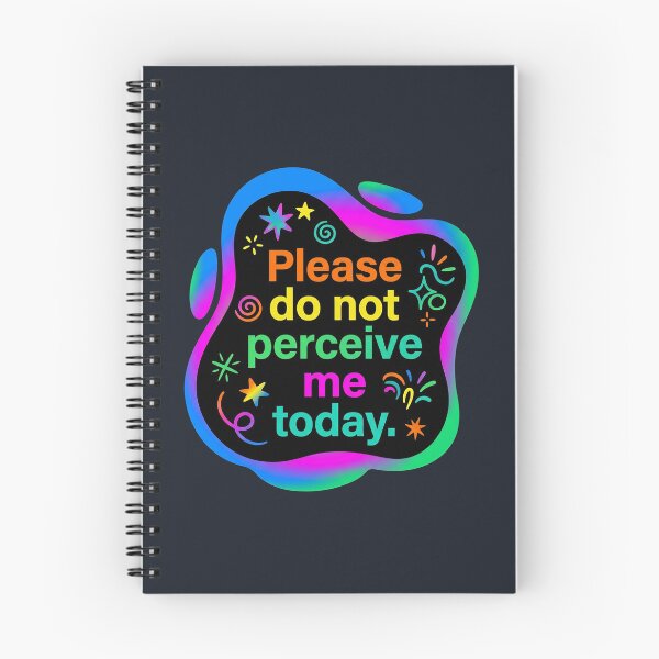 Item preview, Please do not perceive me today | Autism designed and sold by SocialStaticz.