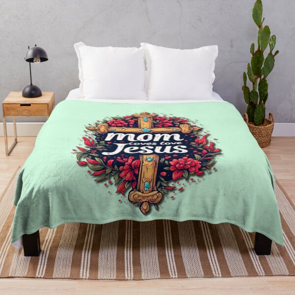 Item preview, Mom loves Jesus designed and sold by Jsw-speedartja.