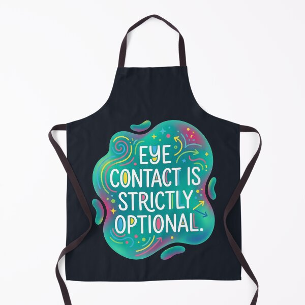 Item preview, Eye contact is strictly optional | Autism designed and sold by SocialStaticz.