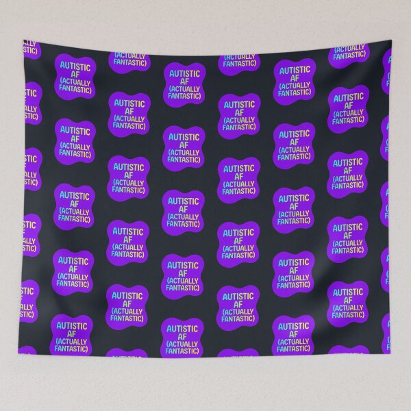Item preview, Autistic AF | Autism designed and sold by SocialStaticz.