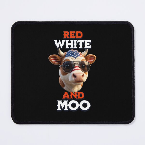 Item preview, Red White and Moo 4th of July designed and sold by TheEndDesign.