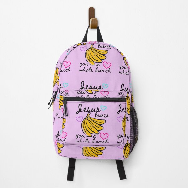 Item preview, Jesus Loves You a Whole Bunch, Bananas and Stripe Heart, Bananas About You, Gods Love, Child of God, Christian Faith designed and sold by Forevermore.