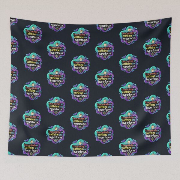 Item preview, I run entirely on caffeine and hyperfocus | Autism designed and sold by SocialStaticz.