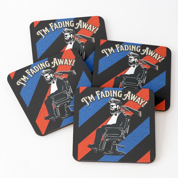 Item preview, I'm Fading Away Funny Barber Haircut Design designed and sold by Flirt-Teez.