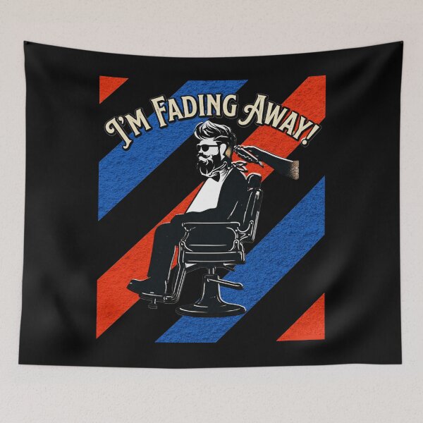 Item preview, I'm Fading Away Funny Barber Haircut Design designed and sold by Flirt-Teez.