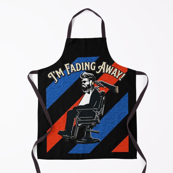 Item preview, I'm Fading Away Funny Barber Haircut Design designed and sold by Flirt-Teez.