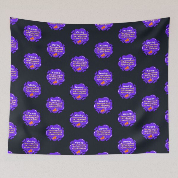 Item preview, may spontaneously start talking about special interest | Autism designed and sold by SocialStaticz.