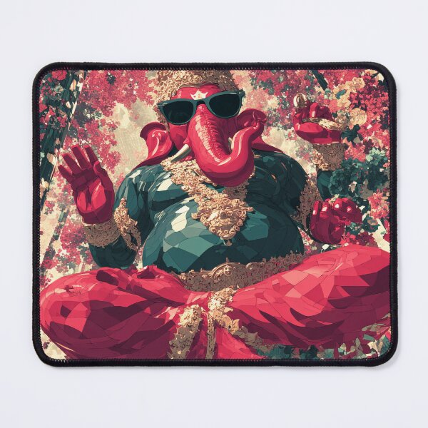Item preview, Ganesha Floating Vision Low Poly Geometric Pop Art designed and sold by PANNARUK THAILAND.
