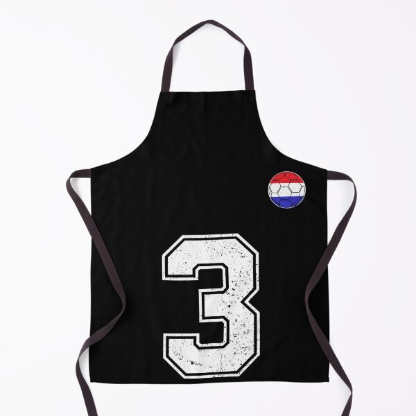 Item preview, Netherlands Soccer Number 3 Vintage Sports Fan designed and sold by LiviuGligoros.