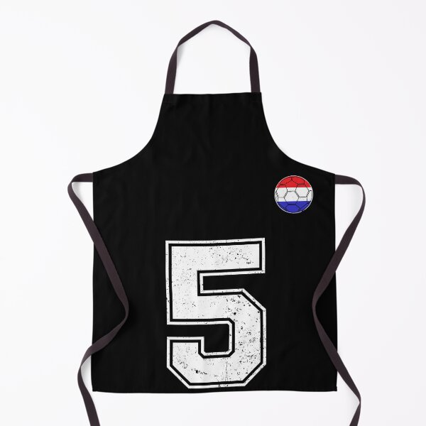 Item preview, Netherlands Soccer Number 5 Vintage Sports Fan designed and sold by LiviuGligoros.