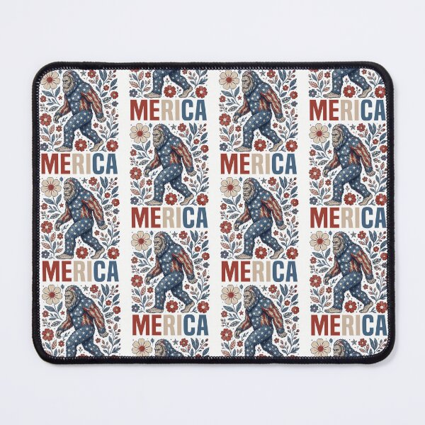 Item preview, Bigfoot 4th of July Patriotic Sasquatch American Flag Floral designed and sold by HalloweenGift.