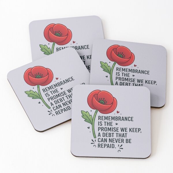 Item preview, Remembrance Is the Promise We Keep Honor Our Heroes 3 designed and sold by ChinkyCat Official.