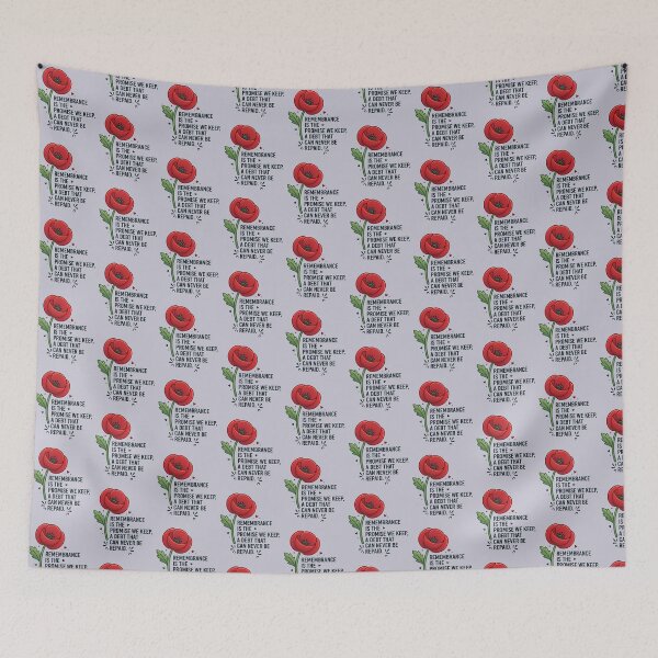 Item preview, Remembrance Is the Promise We Keep Honor Our Heroes 3 designed and sold by ChinkyCat Official.