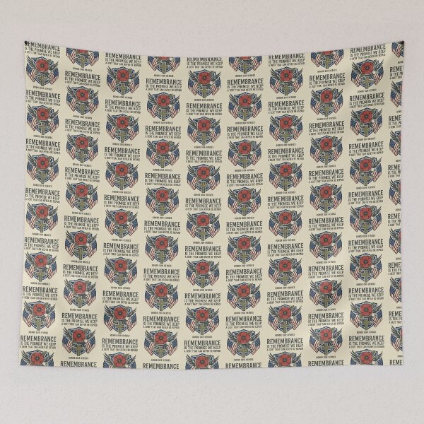 Item preview, Remembrance Is the Promise We Keep Honor Our Heroes 5 designed and sold by ChinkyCat Official.