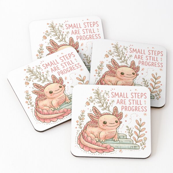 Item preview, Small Steps Progress Motivational Red Panda Crayon Doodle designed and sold by auxincaftan0o.