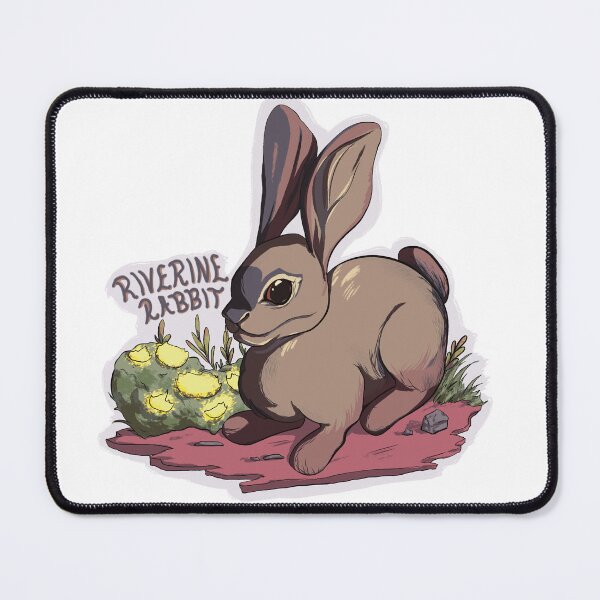 Item preview, Riverine Rabbit (Endangered Species) designed and sold by Dragon Blossom Art.