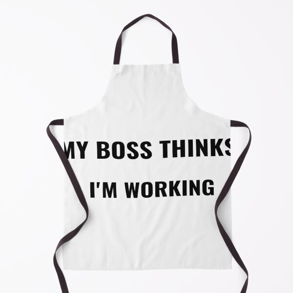 Item preview, My Boss Thinks I'm Working T-Shirt – Funny Office Tee | Uncle Jichuan designed and sold by Uncle-Jichuan.
