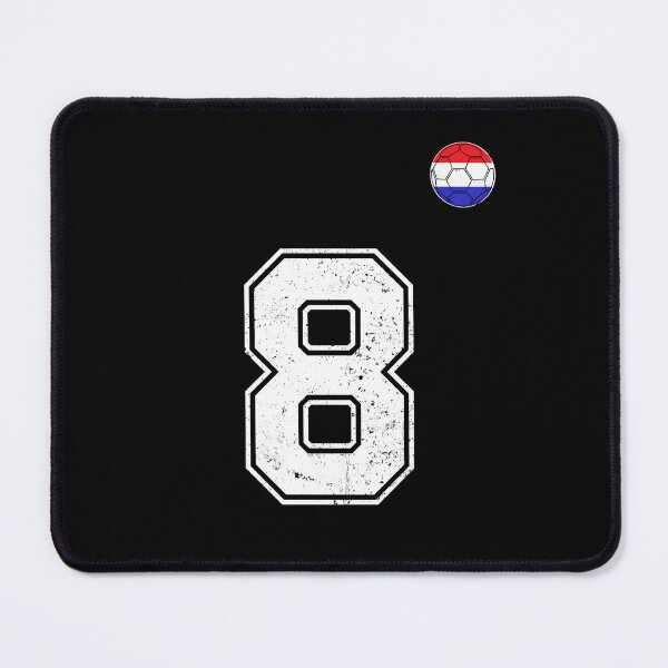 Item preview, Netherlands Soccer Number 8 Vintage Sports Fan designed and sold by LiviuGligoros.
