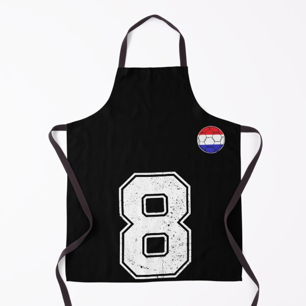 Item preview, Netherlands Soccer Number 8 Vintage Sports Fan designed and sold by LiviuGligoros.