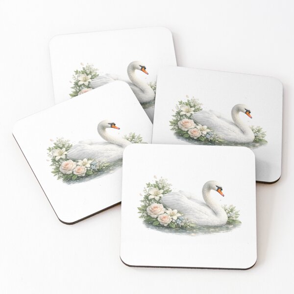 Item preview, Elegant Swan With Floral Bouquet PNG designed and sold by Ishratparween11.