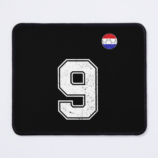 Item preview, Netherlands Soccer Number 9 Vintage Sports Fan designed and sold by LiviuGligoros.