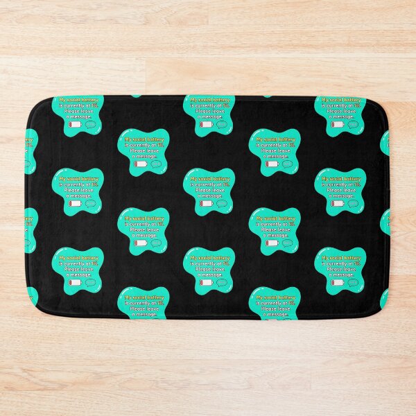 Item preview, Social battery at 1% please leave a message | Autism designed and sold by SocialStaticz.
