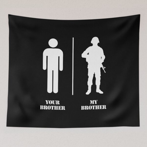 Item preview, Your Brother My Brother - Funny Military Army Soldier Siblings designed and sold by enyqarelsa.